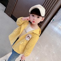 집업 후드 티셔츠 허리보정 트렌치코트 봄가을 간지나는 여자아이 가디건 상의 여아점퍼 2406733323