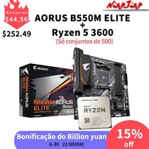 데스크탑 메인보드 AMD Ryzen 5 3600 R5 3600 CPU GA B550M, 협력사
