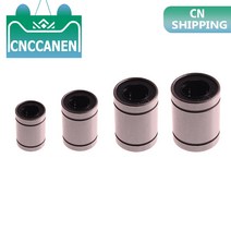 베어링샤프트 베어링 하우징LM8UU 리니어 부싱 8mm CNC 베어링 로드 라이너 레일 샤프트 부품 1 피스, 10 LM20UU