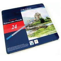 대광 세르지오 수채 색연필 24색 수채색연필세트 수성색연필 색, 단품