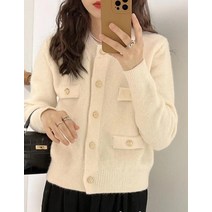 가디건 금장단추 봄 다양한컬러 여성 자켓