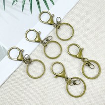 헤세드 특가)열쇠고리 키링고리 키링부자재(10개), 엔틱