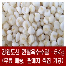 [다온농산] 강원도산 국산 깐찰옥수수알 -5Kg- 찰옥수수를 깐통알로 도정 / 판매자 직접 도정