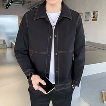 슬림핏 키커보이는 자켓 봄 가을 23년 신상품 남성 솔리드 코트 정장 아우터
