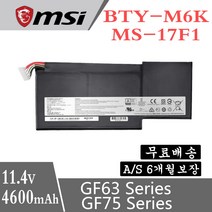 MSI 노트북 BTY-M6K 호환용 배터리 8RC-004CN GF63 8RC-005CN (배터리 모델명으로 구매하기)