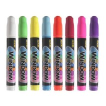 윈도우 마카 소형 8g 블랙보드 유리 마커, 스카이블루