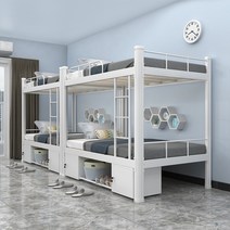 2층 침대 교직원 기숙사 아파트 합숙소 병원 게스트하우스 2층침대, 180x폭150x길이200cm매트리스포함