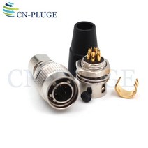 Hirose 커넥터 6 핀 플러그 및 소켓 HR10A-7P-6P/S 카메라 전원 녹화 장비, 03 Plug and Socket