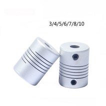 4pcs CNC D19L25 모터 턱 샤프트 커플러 3mm 10mm 유연한 커플 링 OD 19x25mm 도매 Dropshipping 3/4/5/6/7/8/10mm|축 커플링|, 단일, 1개, 5 x 8