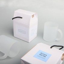 디자인드림 머그컵 선물 상자1p 고급형 화이트 머그박스, 180개
