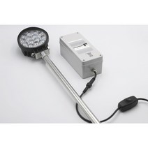 LED 고출력 해루질 장비세트 배터리포함, 화이트 30도, 70W (5W칩) 원형
