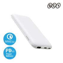 QCY PB10 보조배터리 PD+QC 18W 고속충전지원 10 000mAh 8핀 c타입