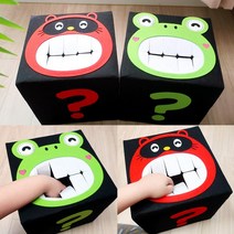 궁금이상자 DIY(개구리/너구리)20cm게싱박스, 너구리