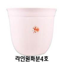 (set)웰빙라인원화분4호 21.5x18.5cm 5개
