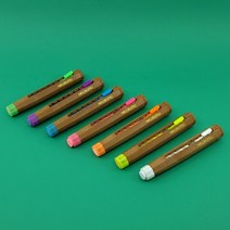 하고로모 친환경 우드 멀티분필홀더 하고모로 자석 슬라이딩 하로고모, 노랑