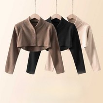 어깨 패드 수면 조끼 보온 노인 방한 경추, 베이지 - (카라 패치) XL