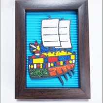 (관액자) 거북선액자만들기