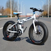 접이식 광폭 자전거 입문용 오프로드 학생용 초보자 MTB 성인용 바퀴큰 산악 출퇴근용, 7단, 20인치, D