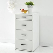 다일 오르페 3단 4단 미니 슬림 서랍장 400, 그레이