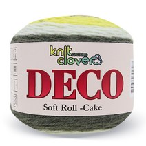 니뜨 데코케이크얀(200g) 뜨개실무료도안증정 니뜨사계절실소품실가방실그라데이션실, 06_카키레몬