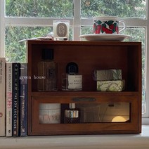 레트로 우드 나두 스토리지 캐비닛 인테리어 심플 모던, 목제 수납장