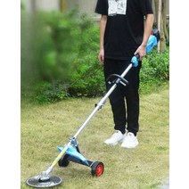 부탄가스예초기 신형 벌초기 벌초 예초기 들깨베기, 1000W (배터리 1개 1회 충전 1시간)