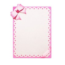 펠트 A4배경게시판-A4 리본레이스 분홍(21x29.7cm)