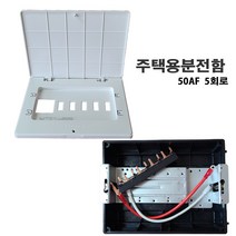 상도 매립형분전함 5회로50AF 세대분전반 카바 전면판, 1개