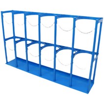 LPG 가스통 보관함 산소통 거치대 위험물 고정 선반, G, 1개