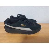 신395 퓨마정품 가죽 스니커즈화 중고 코딱지구제