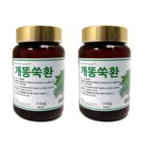 개똥쑥환 개똥쑥 개땅쑥 잔잎쑥 약령시장 150g 2통, 단품, 단품