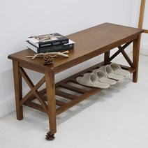 파스텔우드 벤치 원목의자 소파 테이블, 브라운