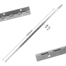 스텐경첩 피아노 뚜껑 싱크대 코너장 길이가 긴 장경첩 0.8T 1200x30mm, 1개