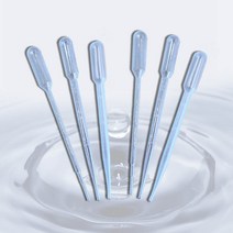 일회용 스포이드 1ml 3ml 과학 피펫 실험용 스포이트, 50개