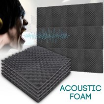 차량용 차음 방음 흠음 단열 재 50x50x1.5cm 어쿠스틱 폼 처리 흡음면 소음 스폰지 자동차 용 우수한, 없음, 한개옵션0