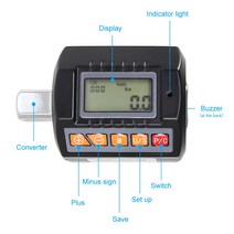 가성비공구 ALLSOME-조정 가능한 1/2 디지털 토크 게이지 자전거 자동차 수리용 어댑터 전자 미터 수, 03 20-200Nm