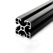2020 2040 3030 2080 알루미늄 프로파일 100 200 300 350 400 450 500 선형 레일 압출 CNC 3D 프린터 부품 550 600 mm, T-4040 black