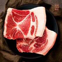 (주)다온미트 다온미트 오늘은돼지 듀록미박목살 구이용 500g 20kg까지 주문가능, 단품
