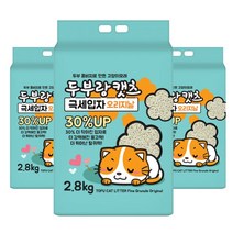 두부랑캣츠 극세입자 2.8kg x 3개 고양이모래 기능 30%UP, 1개