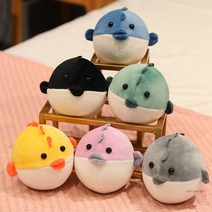 복어인형 미니 봉제 물고기 인형 15cm, 핑크