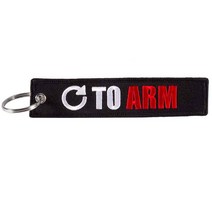 remove before flight 항공 조종사 승무원 열쇠고리, ARM으로 이동