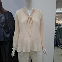 에이비에프지 Ab.f.z DP01 아코디언주름리본쉬폰블라우스 AFX5ZB31 (9811788)