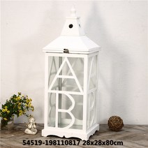 미국식 빈티지 철공예 원목 바람막이 램프 캔들 홀더 유리초롱 펜션 장식-178392, 옵션39