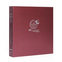 [이콘앨범] 바인더 6가지 컬러 백지포켓 흑지접착 백지접착 사진 포토, 01.솔리드-와인, b.흑지접착40매