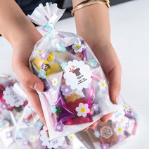 꽃 주머니 9종 간식꾸러미 단체선물 어린이집 유치원 생일선물 직장인 학생 간식, 22OX_꽃 주머니 9종 간식꾸러미