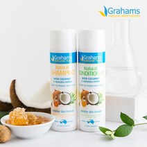 그라함스 내추럴 샴푸250ml+컨디셔너250ml 2종 세트, 단품