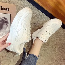 패션 여자 운동화 화이트 스니커즈 캐주얼 데일리