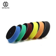 자동차 폴리싱 광택제 왁스 액체 3quot4quot 광택기용 패드 finshing 패드를 자세히 설명하는 북쪽 늑대, 6 pcs 블랙 foam pad