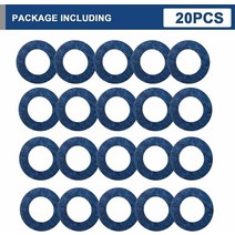 개스킷 가스킷 1020 pcs 엔진 오일 드레인 플러그 씰 와셔 오일 팬 링 90430-12031 도요타 렉서스 자동차 액세서리, 20개
