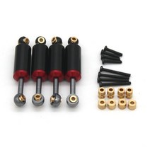 FMS fcx24 Xiaoqi RC 원격 제어 자동차 금속 업그레이드 액세서리 내장 스프링 흡수 개, 04 Black